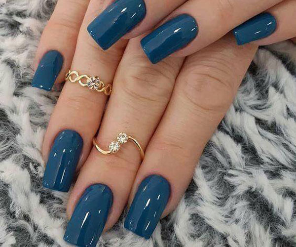 nail màu xanh ngọc đẹp